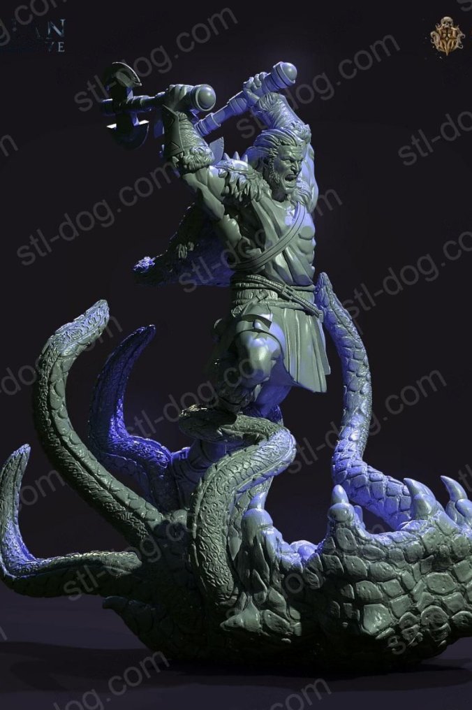 野蛮人(Barbarian) 3D打印图纸